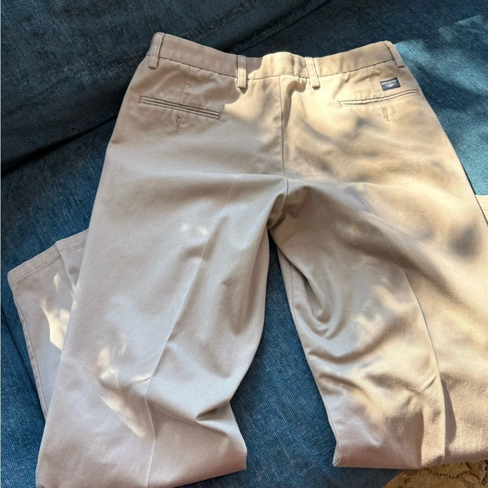 Dockers Men's Khaki Slacks Individual Fit Waistband 34/32 - Picture 8 of 8